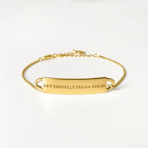 Engraved Fortune Bracelet: